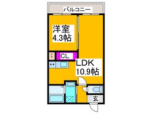 仮)ジーメゾン初芝ルクシアの物件間取画像